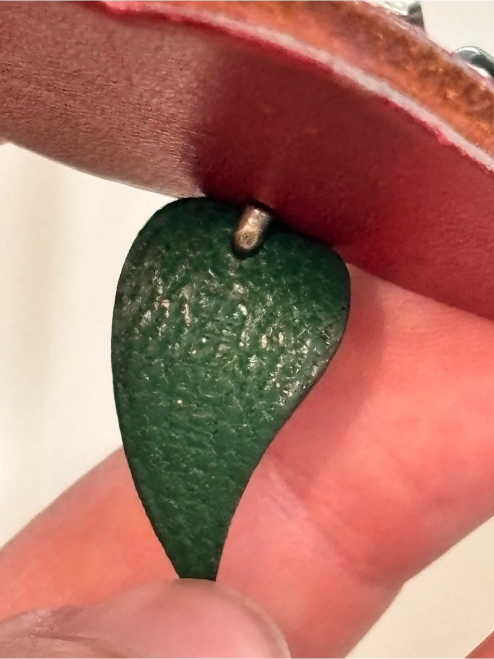 Hermès Vintage Leather Fruit Apple Bag Charm - Picture 12 of 13